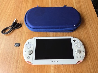 Sony PlayStation Vita-2000 Series Handheld Console White Pink