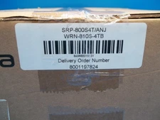 Hanwha Techwin WAVE recording server with PoE+ WRN-810S-4TB Used Good Working