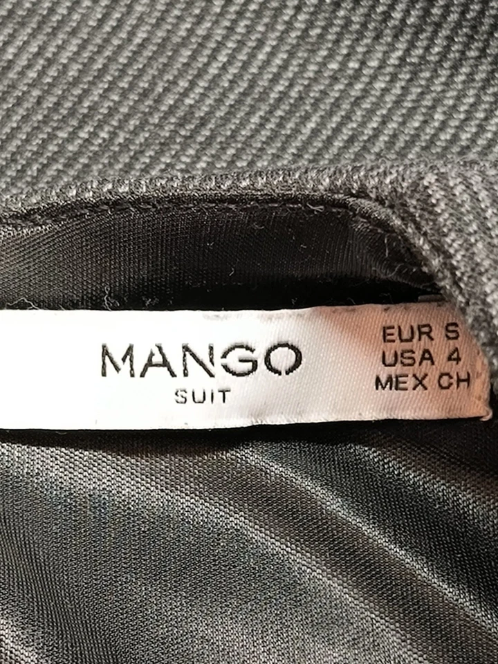 MANGO SUIT Vestido cruzado Mujeres Vestido Talla EU 36 negro look casual - Imagen 4 de 4