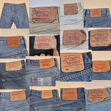 Lotto 28 jeans Levi’s 501 grado A/B taglie miste vintage made USA
