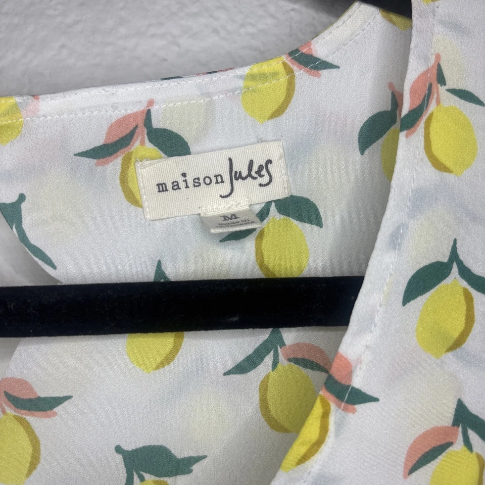 Tanque de vieira con estampado de limón Maison Jules talla mediana Foto 3 de 4