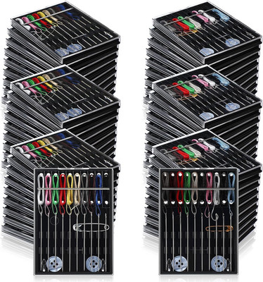 36 Boxes Mini Sewing Kit Bulk Easy Pre Threaded Needle Kit Travel Sewing Threade