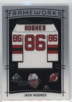 2024-25 Upper Deck SP Game Used Frameworks Jack Hughes #F-HU 0q4s
