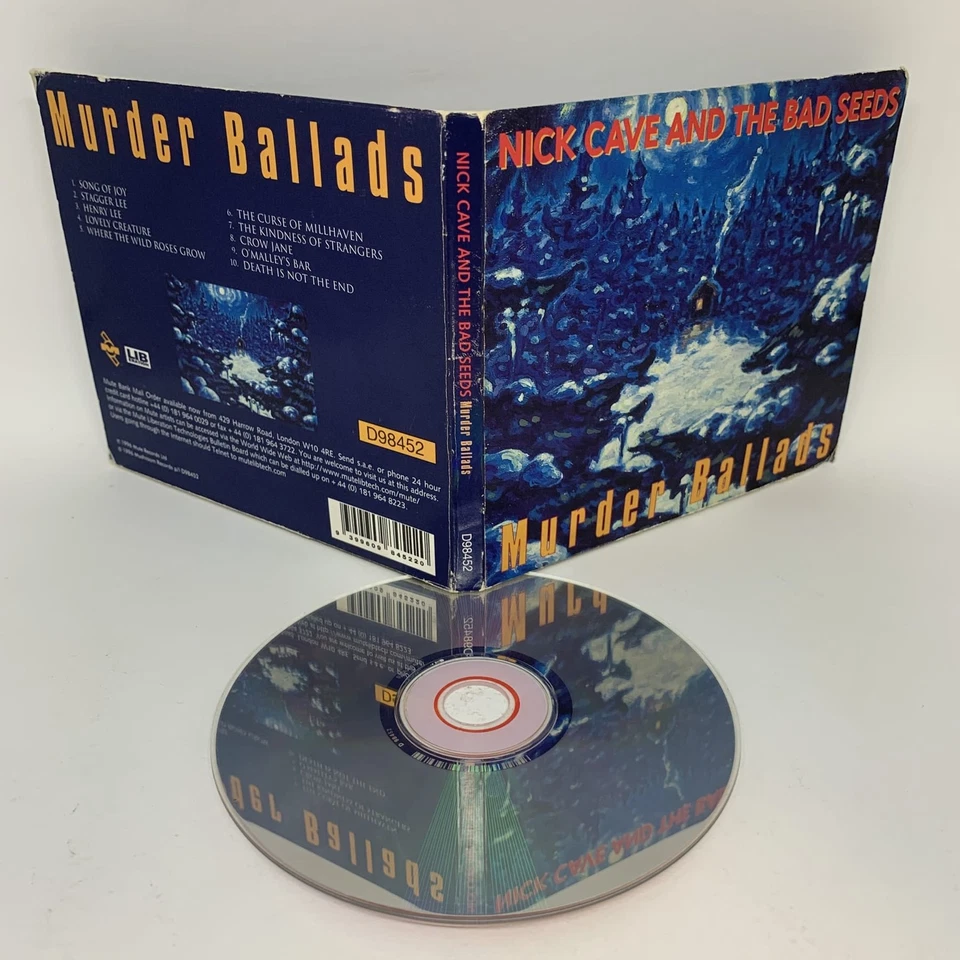Nick Cave And The Bad Seeds MURDER BALLADS *Digipak* CD Album ACCEPTABLE COND - Image 4 of 4