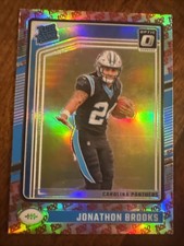 2024 Donruss Optic Jonathon Brooks Rated Rookie #258 100 Emoji PRIZM (RC)  