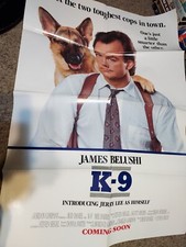 Affiche de film vintage K-9 1989 recto Jim Belushi Ed O'Neill William Sadler