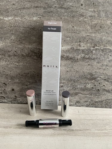 Mally Secret Lift Eyeshadow Baton NIGHT OWL /ICY TAUPE ❣️BNIB - Picture 2 of 4