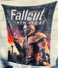 RARE Fallout New Vegas EXTRA LARGE/Plush Blanket/Almost 80in x 60in