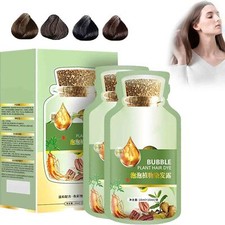 Natural Plant Hair Dye Bubble New Botanical Based for Grey Hair Color Bubble Dye
