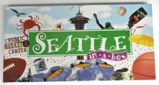 Seattle in a Box  Monopoly Type Board Game- Complete
