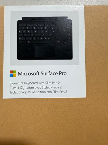 Microsoft Surface Pro Signature Keyboard with Slim Pen 2 Black- New- ENGLISH - Bild 3 von 4