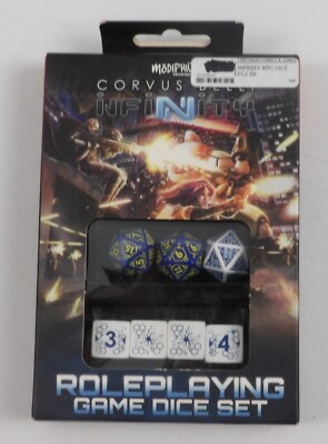 Infinity Roleplaying Game Dice Set NEW Corvus Belli - Modiphius Entertainment