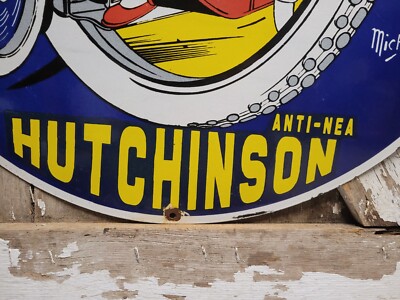 Autocollant Vintage Hutchinson PNEUMATICI - Sticker 80s Original, Neuf