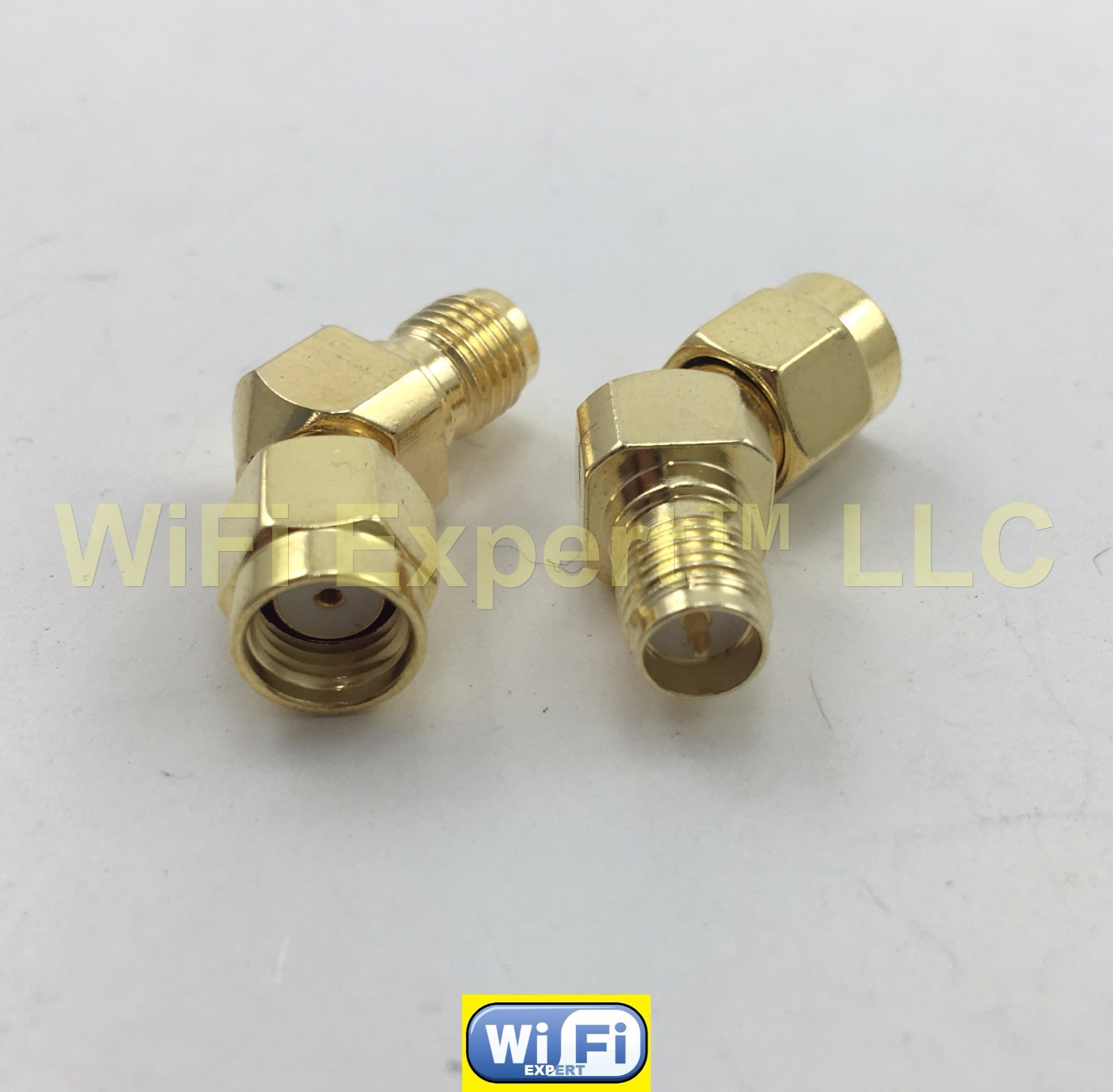 45 Degree Adapter Connector for FPV Race Goggle Antenna (RPSMA Male to