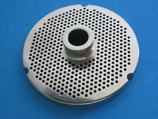 #32 x 1/8" Meat Grinder Plate  w/ Hub fits Hobart Biro LEM Cabelas & More