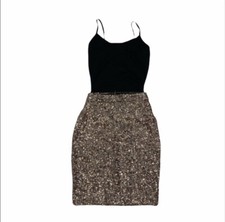 Gold Sequin Skirt. Worn once and in Great Condition