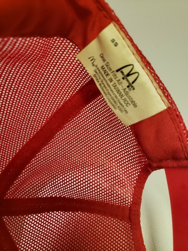 Vintage Mcdonalds Olympics Mesh Trucker Hat Men’s Hat SnapBack Adjustable - Picture 5 of 6