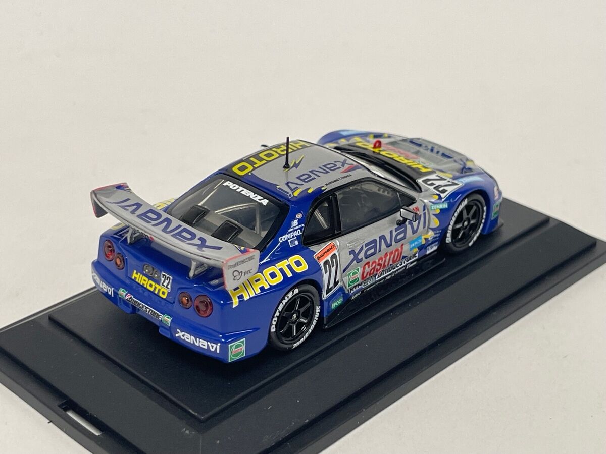 1/43 Ebbro Xanhavi Niroto Nissan GT-R R34 JGTC 2001 car #22 1/43 Ebbro Xanhavi Niroto Nissan GT-R R34 JGTC 2001 car #22