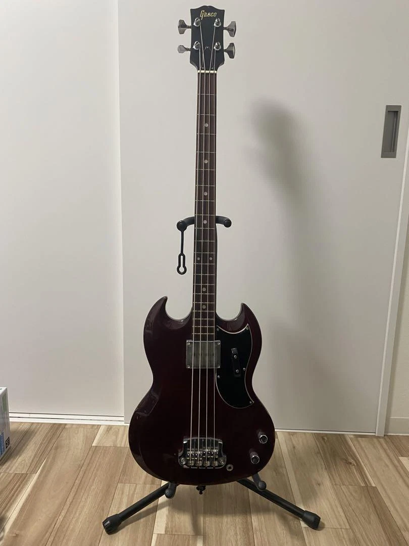 Electric Bass Guitar Greco SG Red Japan Vintage