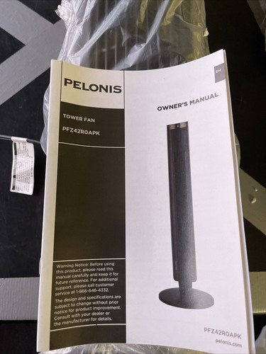Pelonis 42-Inch Tower Fan for Bedroom – Oscillating Tower Fan - Picture 2 of 8