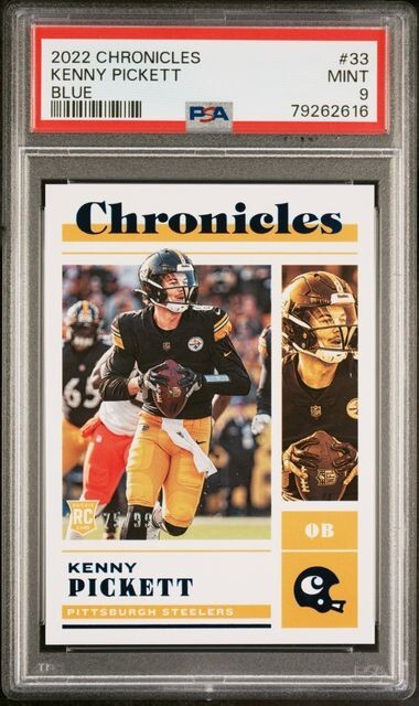 Kenny Pickett Panini Chronicles #33 Blue