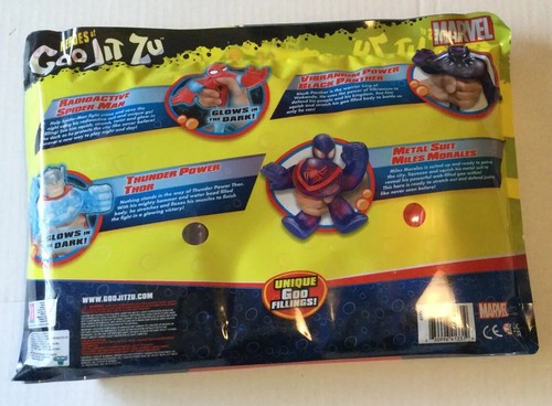 Heroes GOO JIT ZU Spider-Man THOR Black Panther Fidget ULTIMATE AVENGERS 4er Pack - Bild 2 von 10