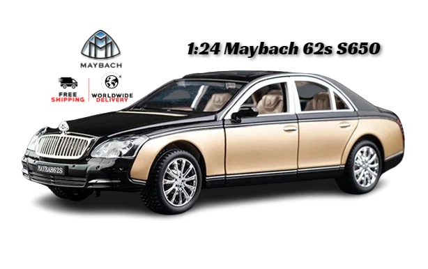 1:24 Maybach 62s S650 Classic Luxury Model Car - Image 2 of 4