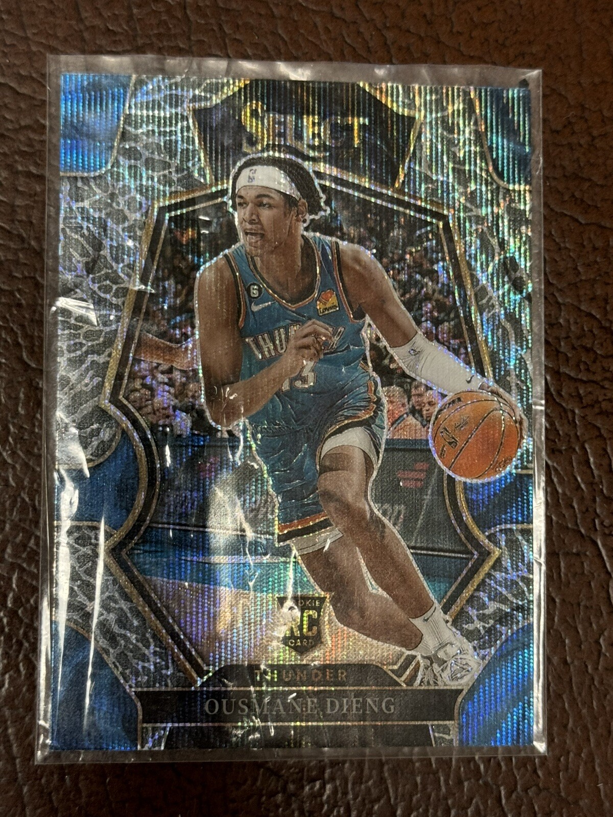 2022-23 Ousmane Dieng Select Concourse #190 Rare Elephant Print SSP Rookie Card