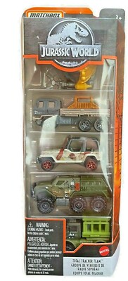 New Matchbox 5-Pack Jurrasic World TOTAL TRACKER TEAM NIB FAST FREE SHIPPING