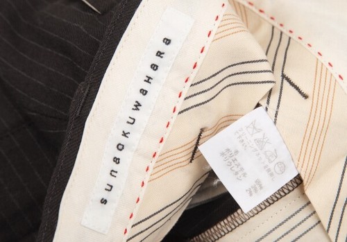 sunaokuwahara Wool Striped Shorts Size S(K-131292) - Picture 12 of 12