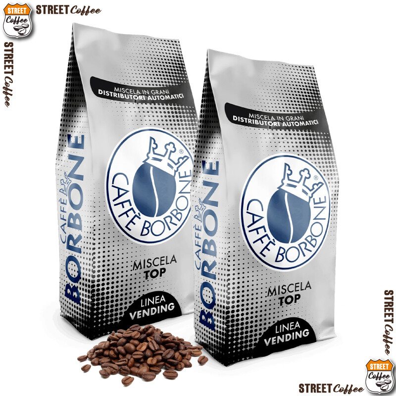 6 kg 6 Buste Caffè Borbone Grani Miscela Top Vending Originale in Chicchi