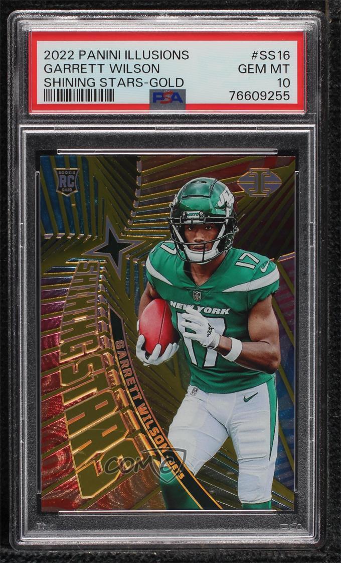 Garrett Wilson Panini Illusions Shining Stars #SS16 Gold