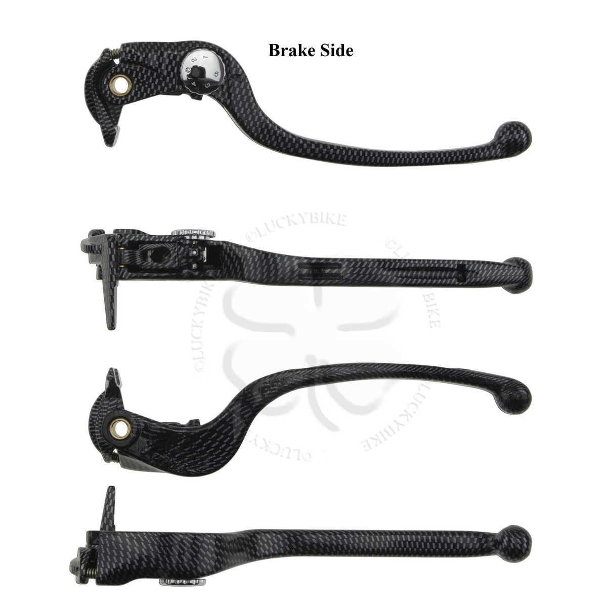 Brake & Clutch Hand Levers Carbon For Suzuki GSXR 1000 07-08