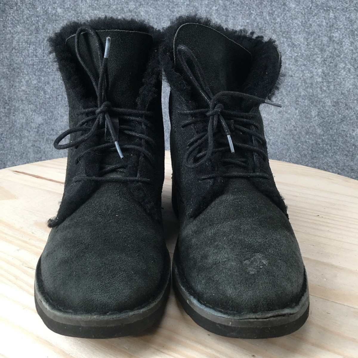 UGG Quincy 1012359 Women\'s Boots Black 9 Sheepskin Lined Winter Shoes UGG Boots Womens 6.5 Quincy Ankle Winter Casual 1012359  main image 3