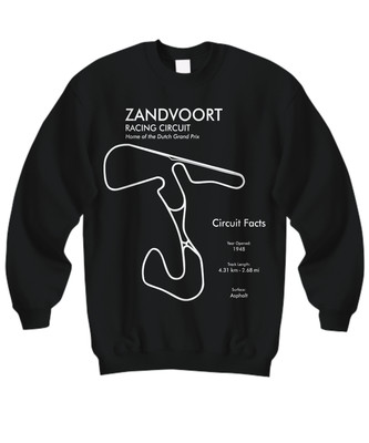 Track Outline Zandvoort Racing Circuit shirt - Sweatshirt
