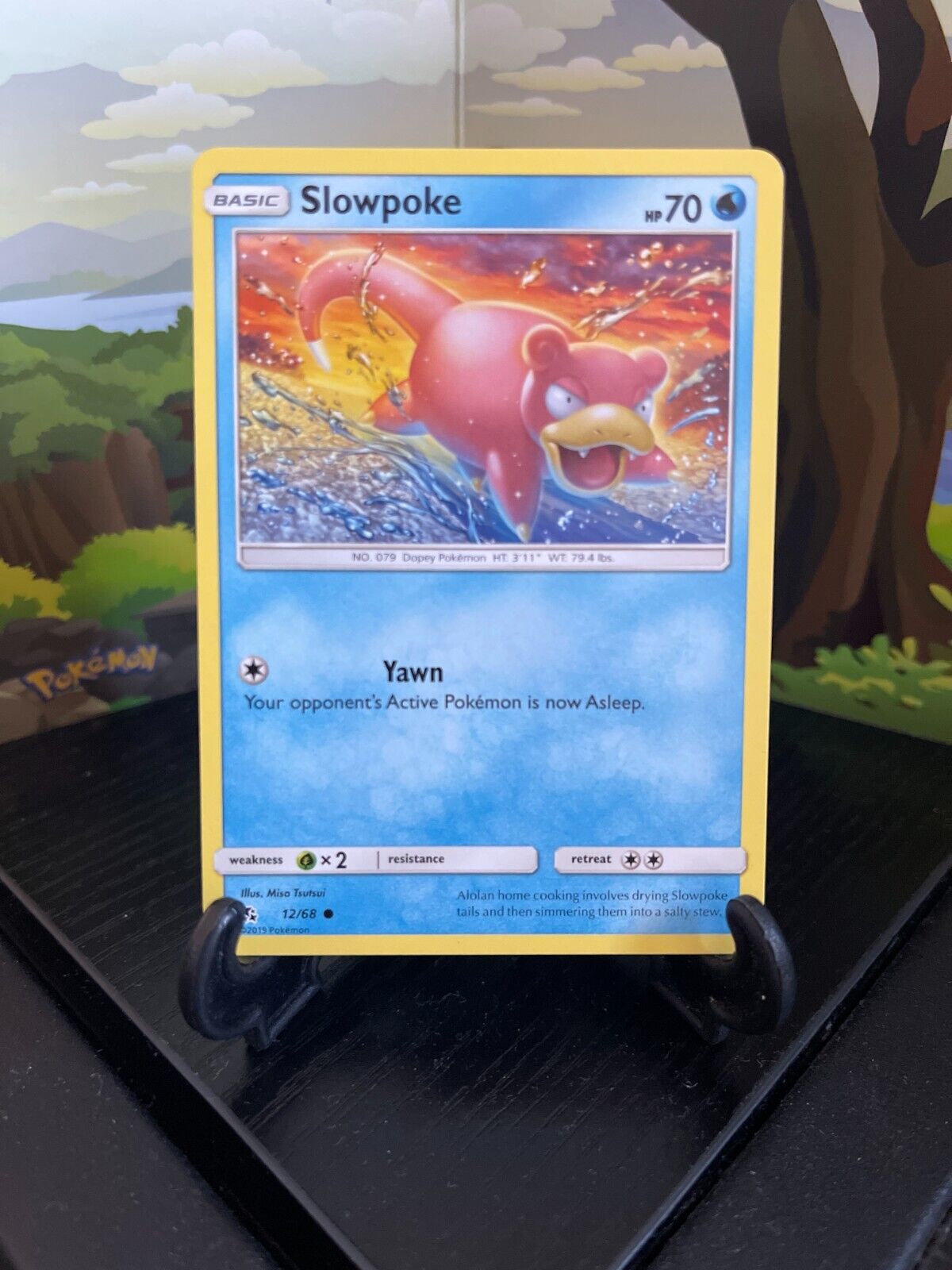 Slowpoke 12/68 - Hidden Fates - Common - Pokemon Card TCG - LP