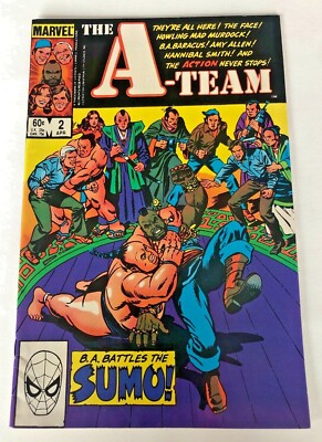 A-Team #2  Battles the SUMO! Marvel Comics 1984 VERY NICE 