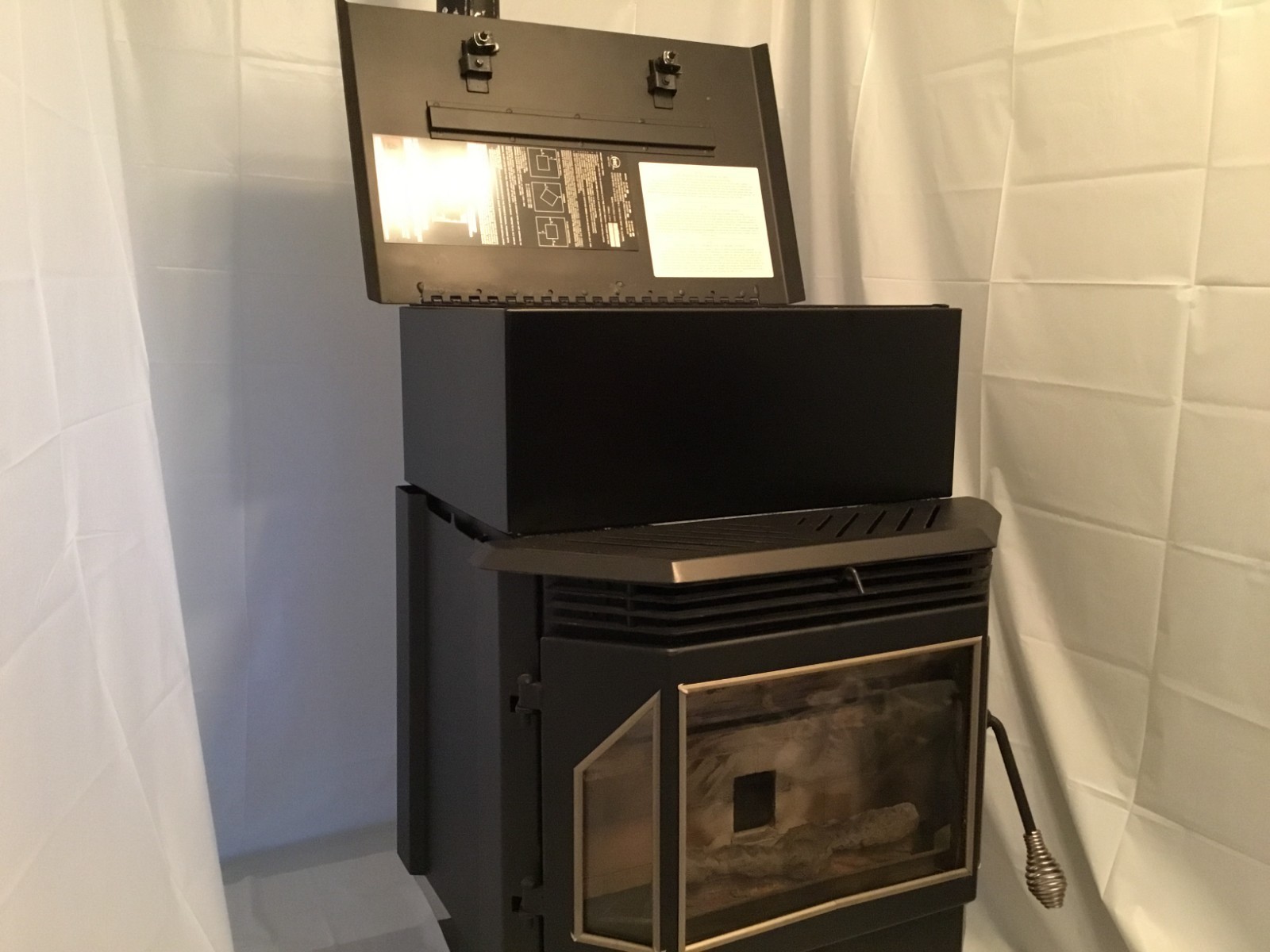 The Hopper Extension for your 2000 sq ft Pellet Stove 794504634617 eBay