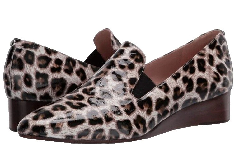 Tacones para mujer Taryn rosa de cuero patentado con cuña