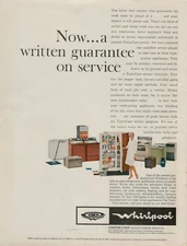 1966 Whirlpool Corp Refrigerator  Washer Dryer  Tech-Care VINTAGE PRINT AD