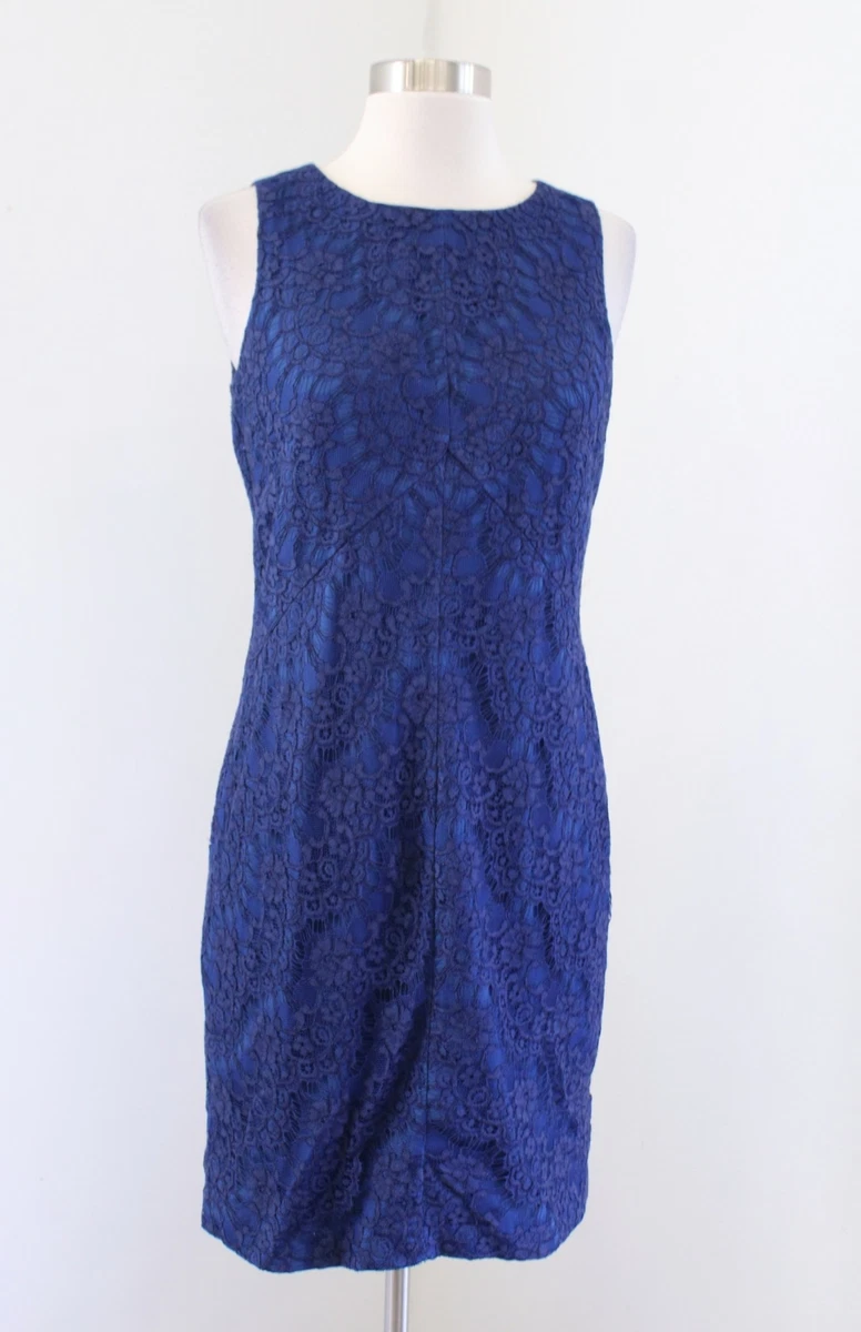 Vince camuto sleeveless 2025 lace sheath dress