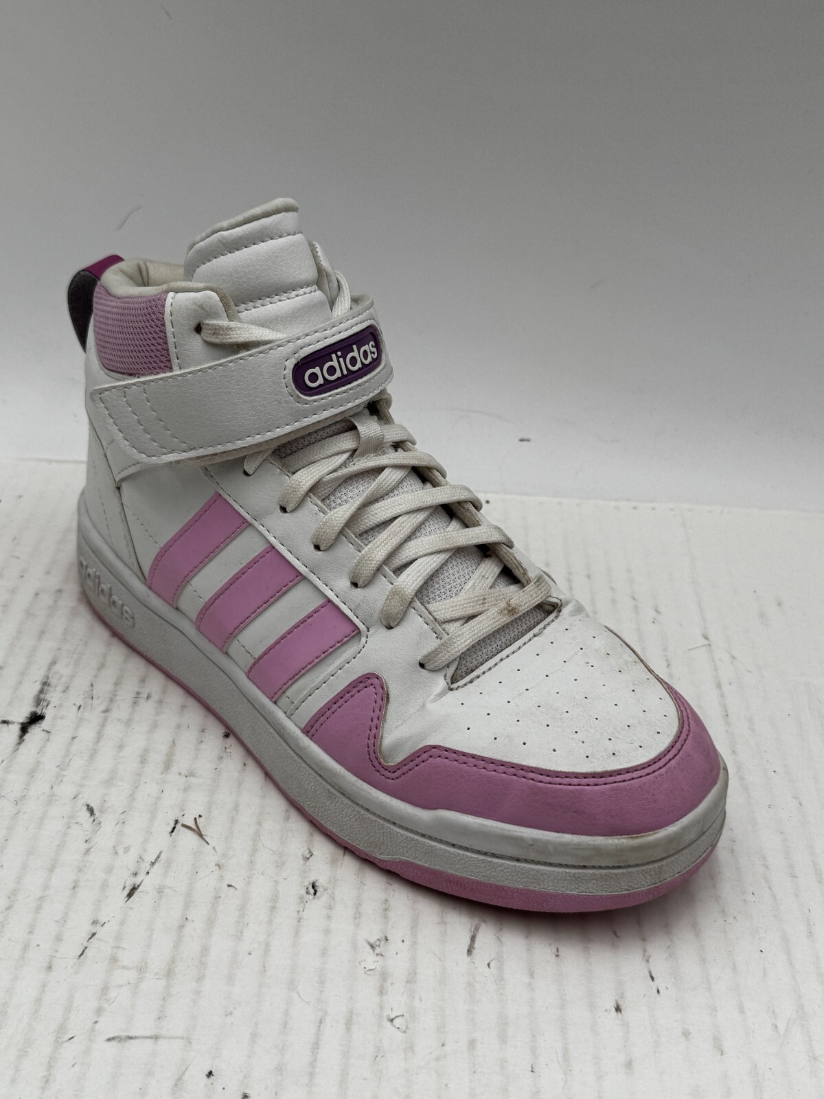 Adidas Postmove Mid Men's Sneakers Size 7 White Blush Leather Shoes HQ4240