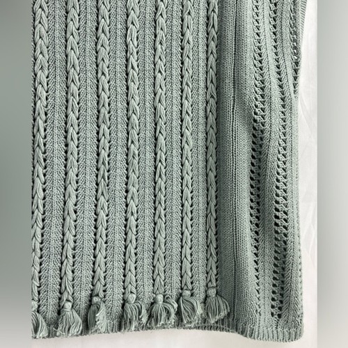 Lucky Damen Dusty Blue Box Pullover Goblincore Größe Medium - Bild 5 von 12