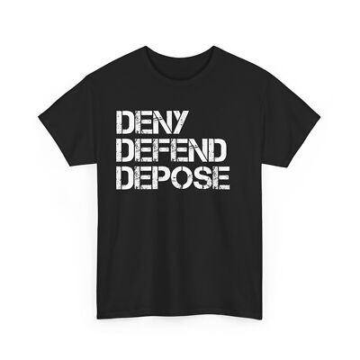 Deny Defend Depose Unisex Heavy Cotton Tee