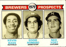 1979 Topps Baseball Brewers Prospects