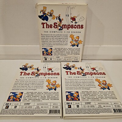 The Simpsons complete 1-18 season DVD set Collector's Edition