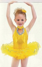 Child Medium SUNSHINE Ballet Tutu Dance Costume Dress Yellow