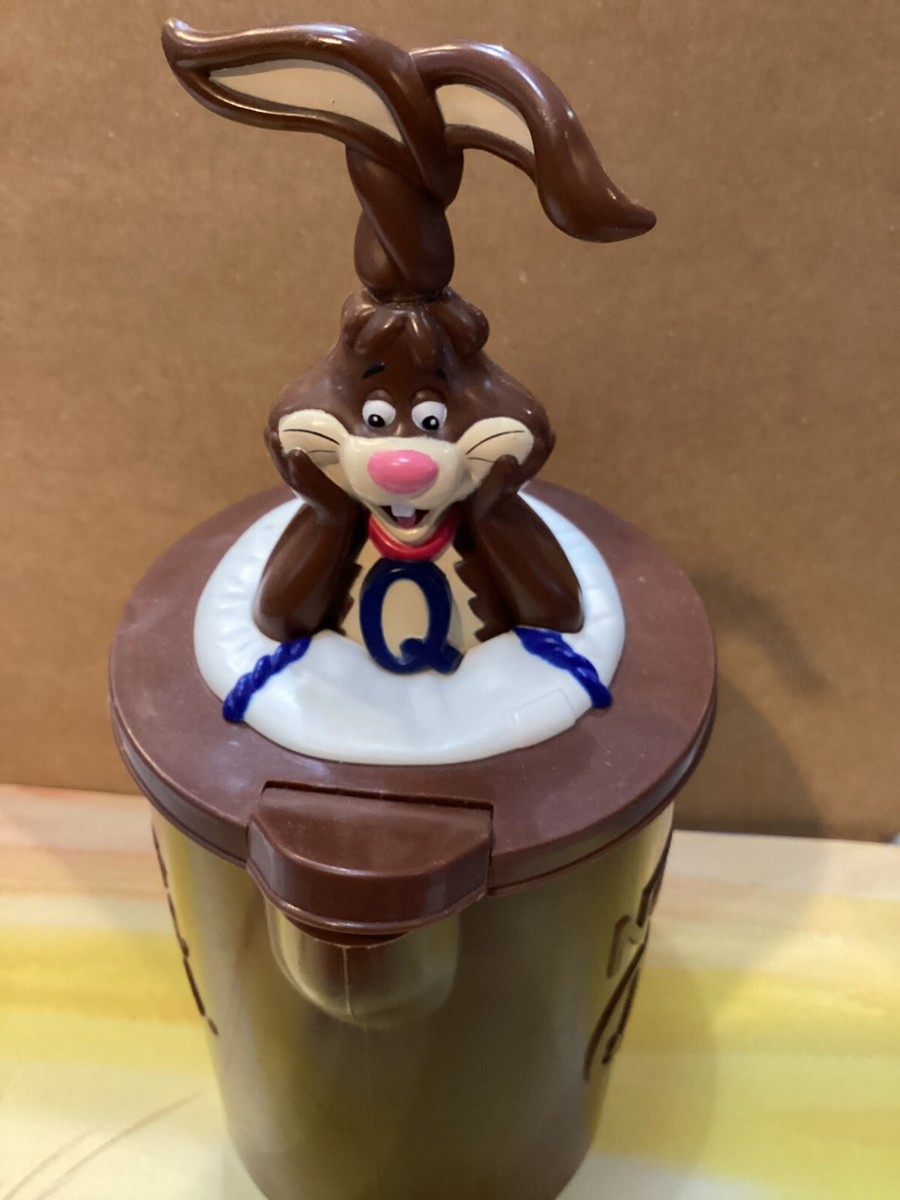 Vintage Nestle Quik Nesquik Bunny Plastic Chocolate Milk Mixer