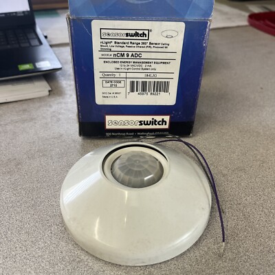 NEW ACUITY CONTROLS nCM  9 ADC CEILING MOUNT SENSOR 12-24VAC/VDC SENSORSWITCH