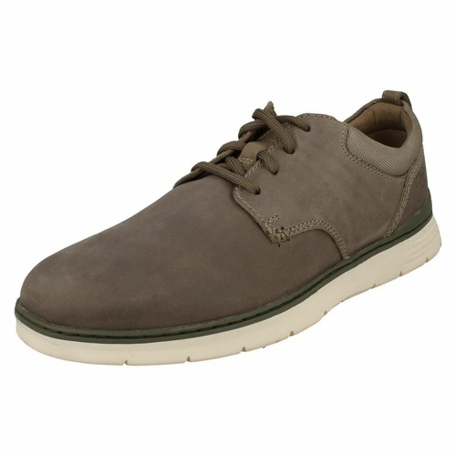 MENS CLARKS BRAXIN LOW LACE UP CASUAL 